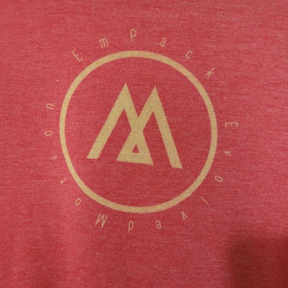 XL Be Your Own Superhero Evolved Motion DenverCo Red Short Sleeve T-Shirt 1073 - Picture 5 of 5